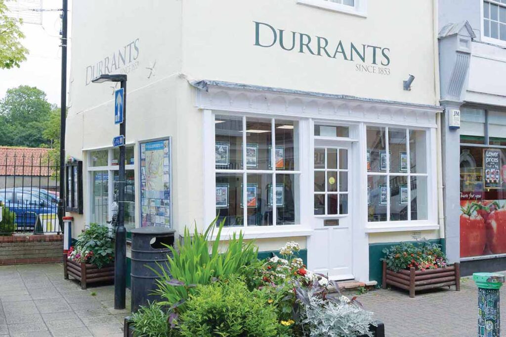 Durrants Estate Agents Office in Halesworth