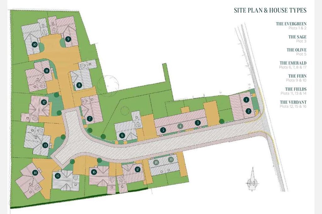 Green View, Freethorpe Site Plan