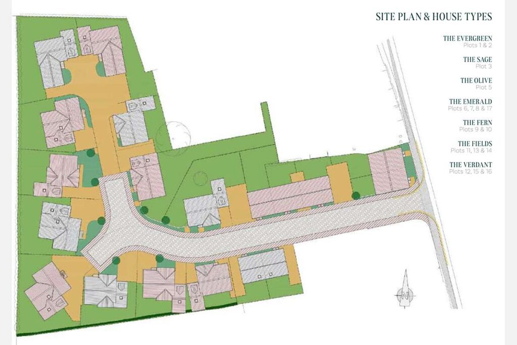 Green View, Freethorpe Site Plan